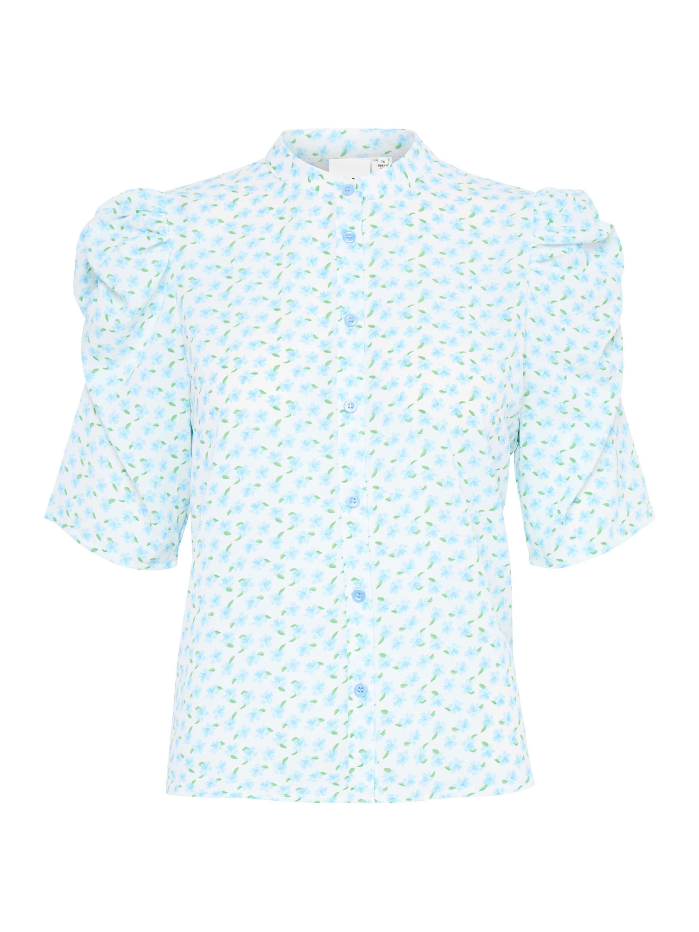 ICHI Blouse 'IHKate' in Blauw: voorkant