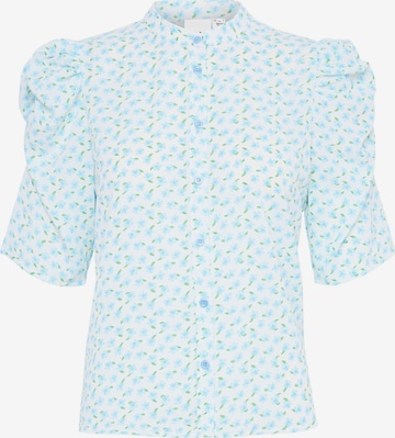 Chemisier 'IHKate' ICHI en bleu : devant