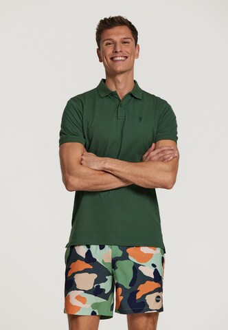 Shiwi Poloshirt 'Justin' in Grün: Vorderseite