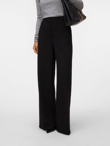 VERO MODA Wide leg Pantalon 'VMBellis' in Zwart: voorkant