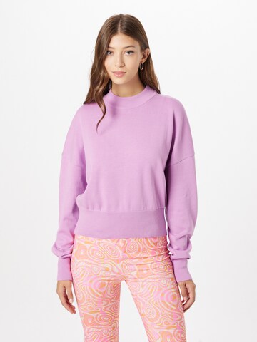 JAN 'N JUNE - Pullover 'YIN' em roxo: frente