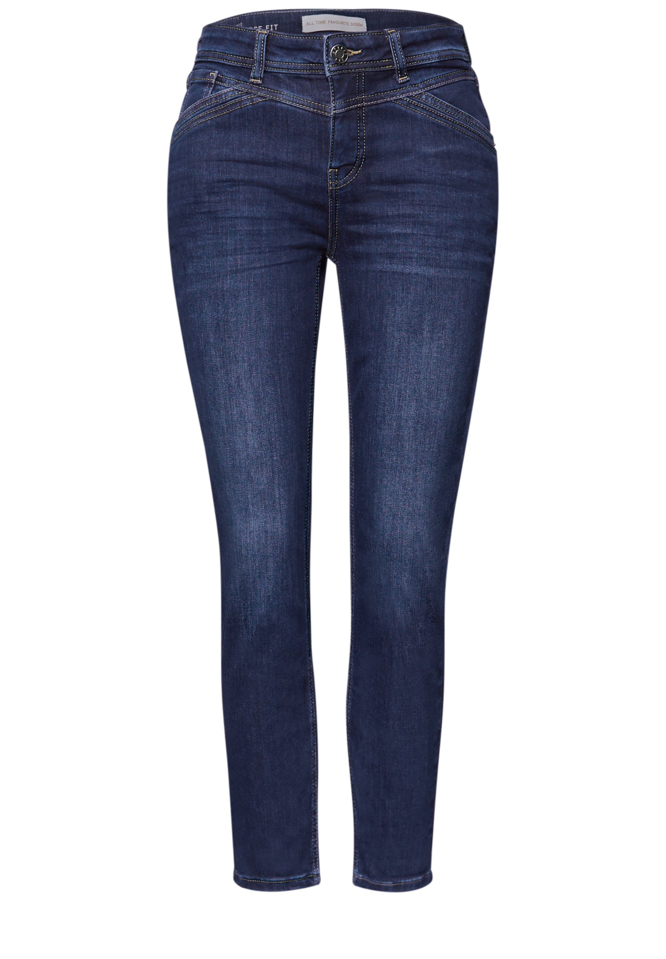 STREET ONE Slim fit Jeans in Blue: front