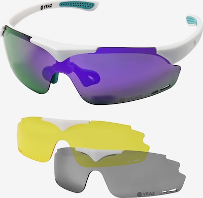 YEAZ Sportske sunčane naočale 'Sunup' u žuta / ljubičasta / crna / bijela, Pregled proizvoda