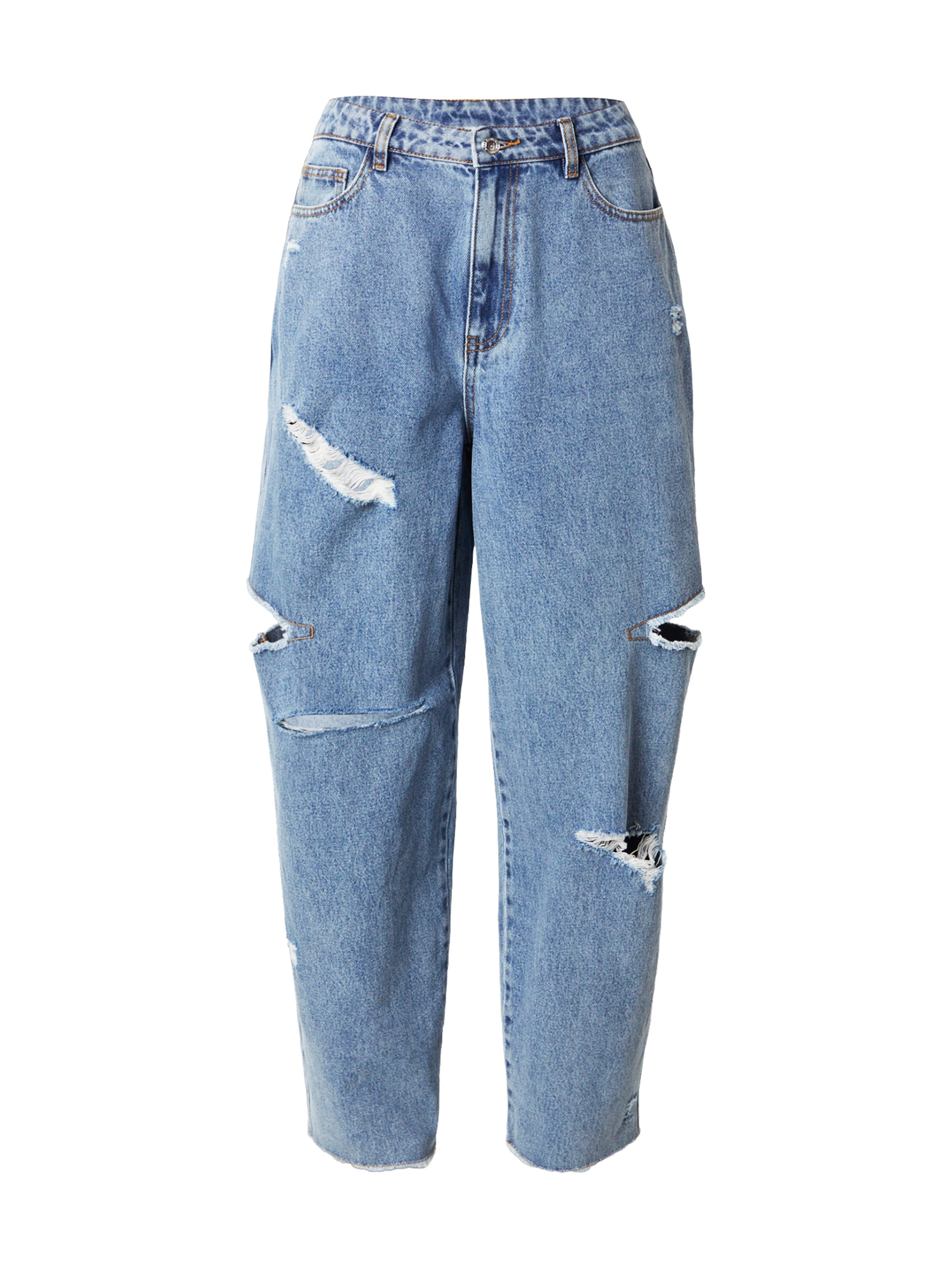 Karo Kauer Loose fit Jeans in Blue: front