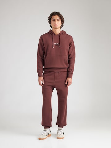 JACK & JONES Μπλούζα φούτερ 'JJESOHO' σε καφέ: μπροστά