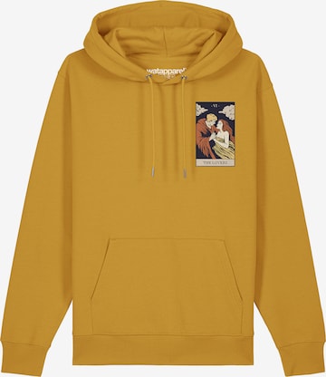 Watapparel Sweatshirt ' Tarot The Lovers ' in Geel: voorkant