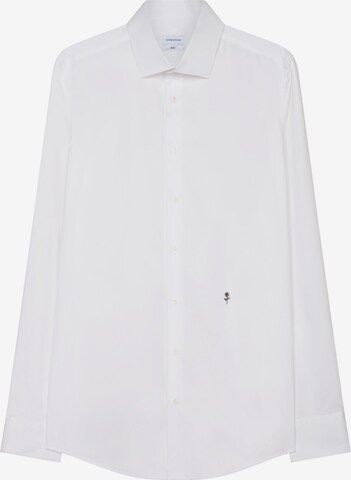 Coupe slim Chemise business SEIDENSTICKER en blanc : devant