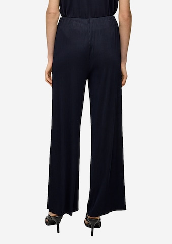 s.Oliver BLACK LABEL Wide leg Pants in Blue