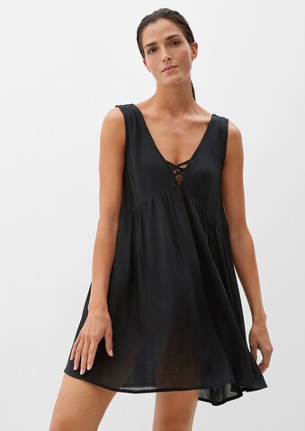 s.Oliver Summer dress in Black: front