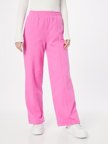 GAP Szeroka nogawka Spodnie w kolorze różowy: przód
