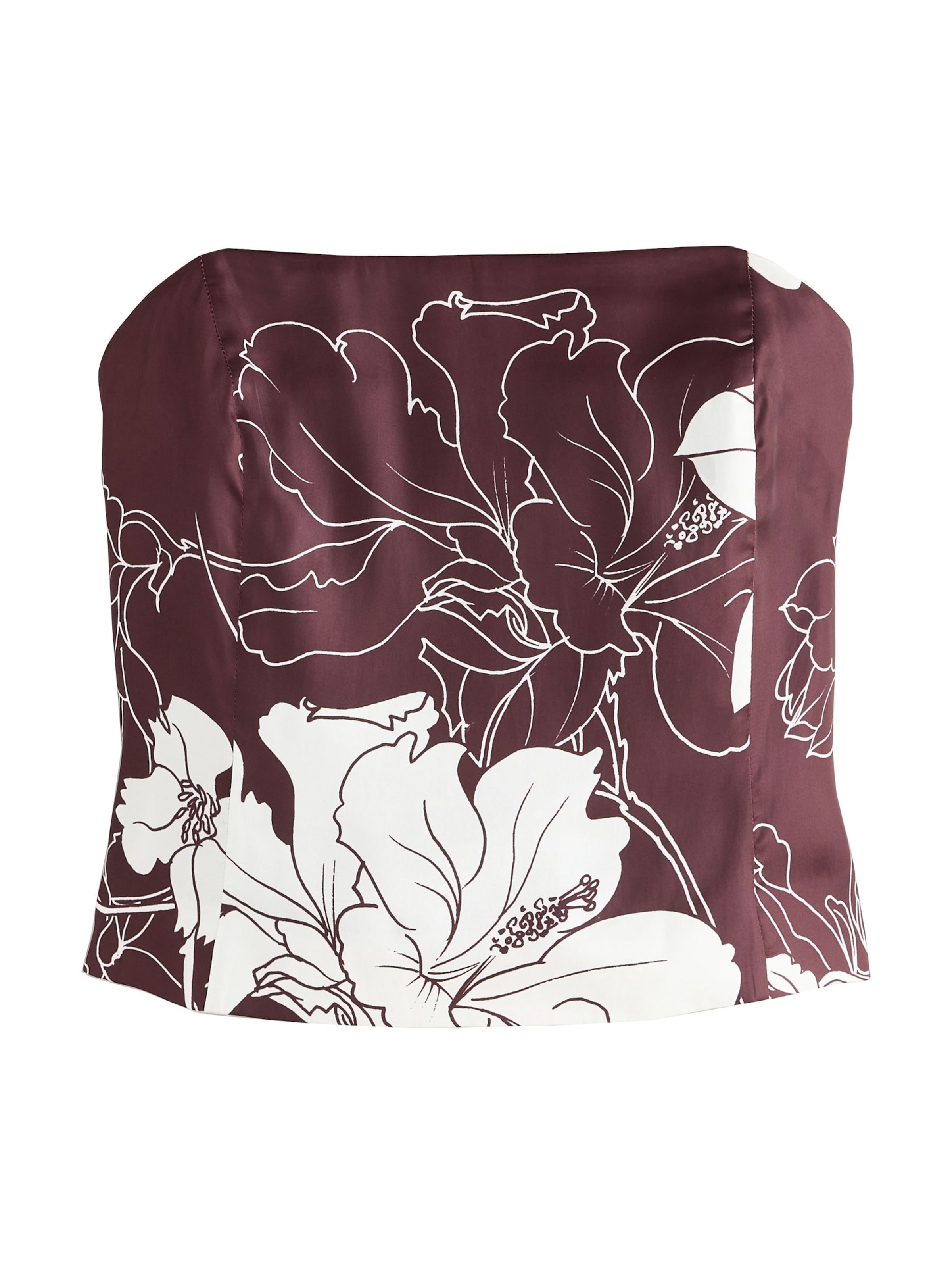 Next Τοπ σε καφέ / λευκό, Άποψη προϊόντος