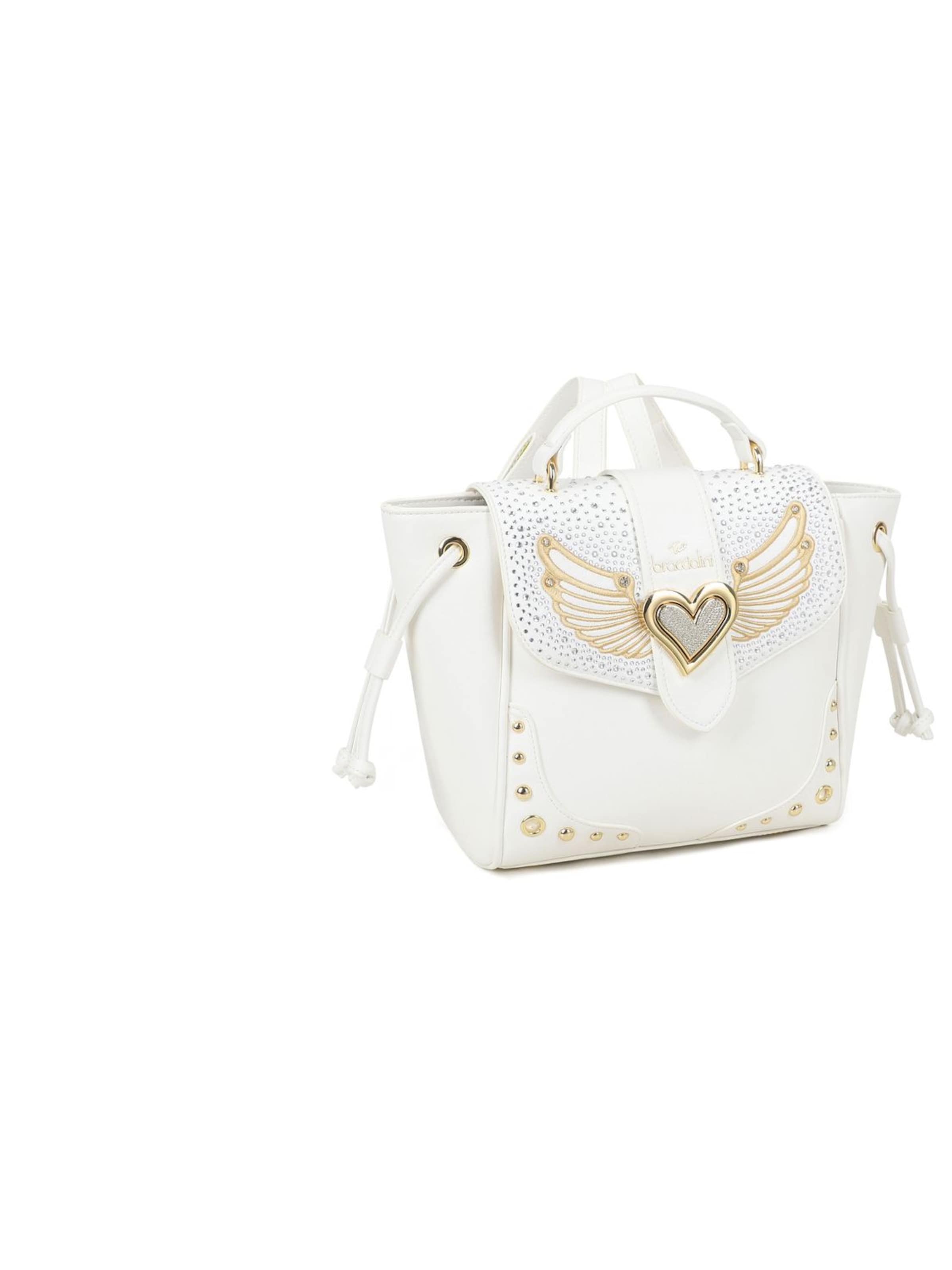 Braccialini Rucksack 'Rock'‌‌‌‌‌‌‌‌‌‌ in Weiß