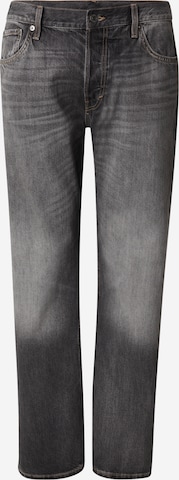 WEEKDAY Lużny krój Jeansy 'Meteor' w kolorze czarny: przód