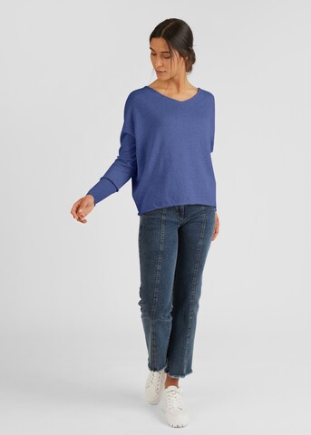 eve in paradise Pullover 'Gesa' in Blau