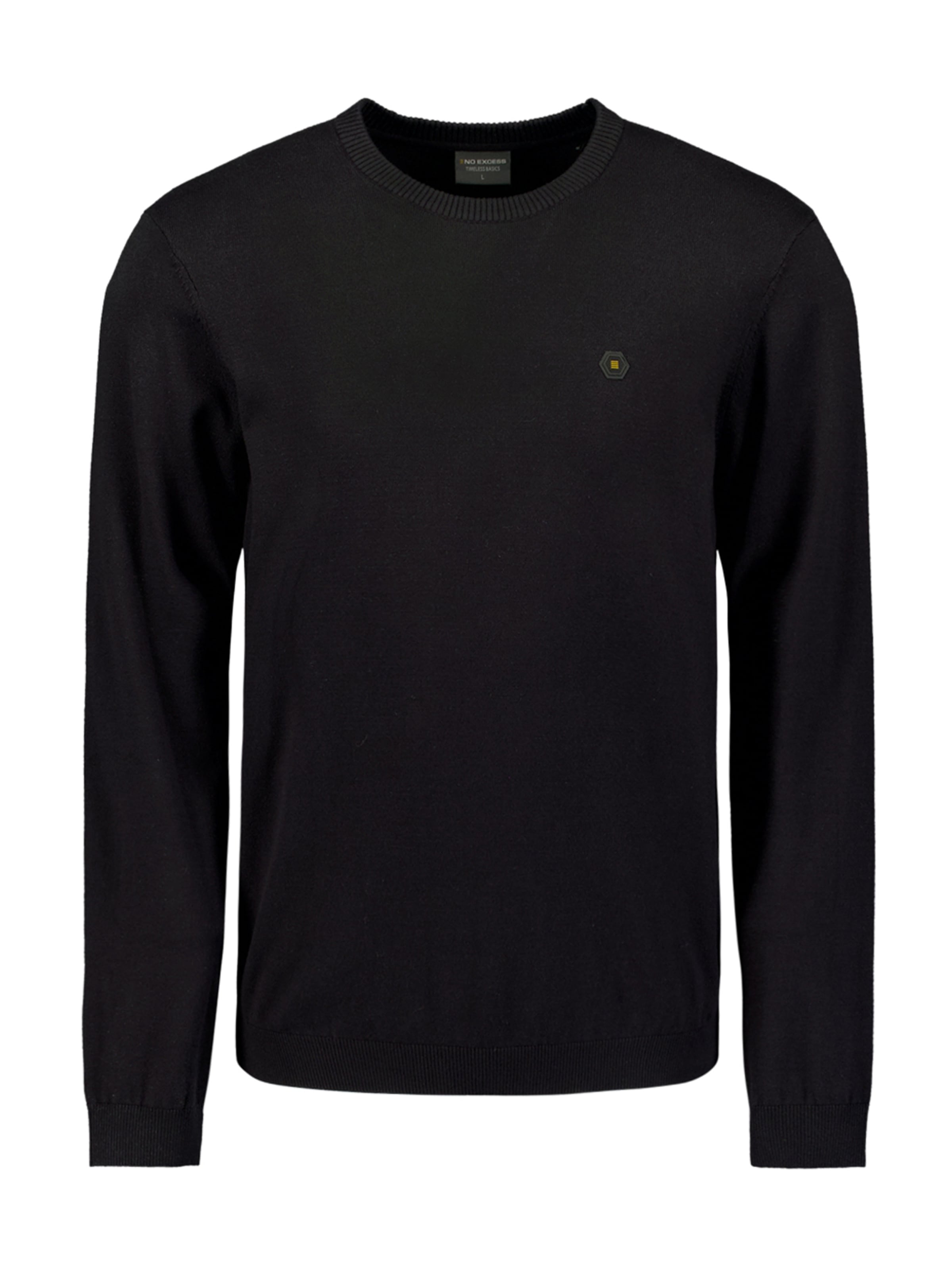 No Excess Trui in Zwart: voorkant