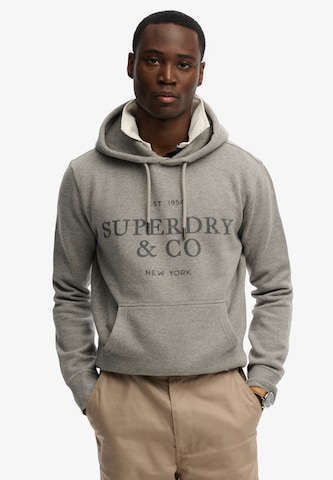 Sweat-shirt '1954 Company' Superdry & Co en gris : devant