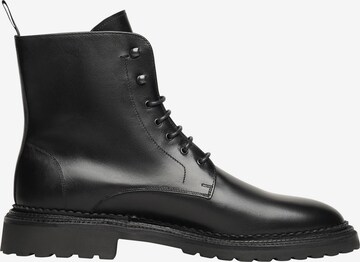 Henry Stevens Schnürboots Rahmengenäht ' Winston PDB1 ' in Schwarz