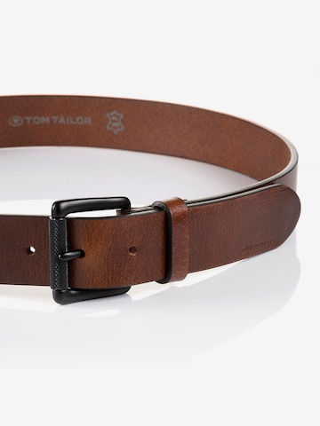 TOM TAILOR - Cintos 'JASPER' em castanho