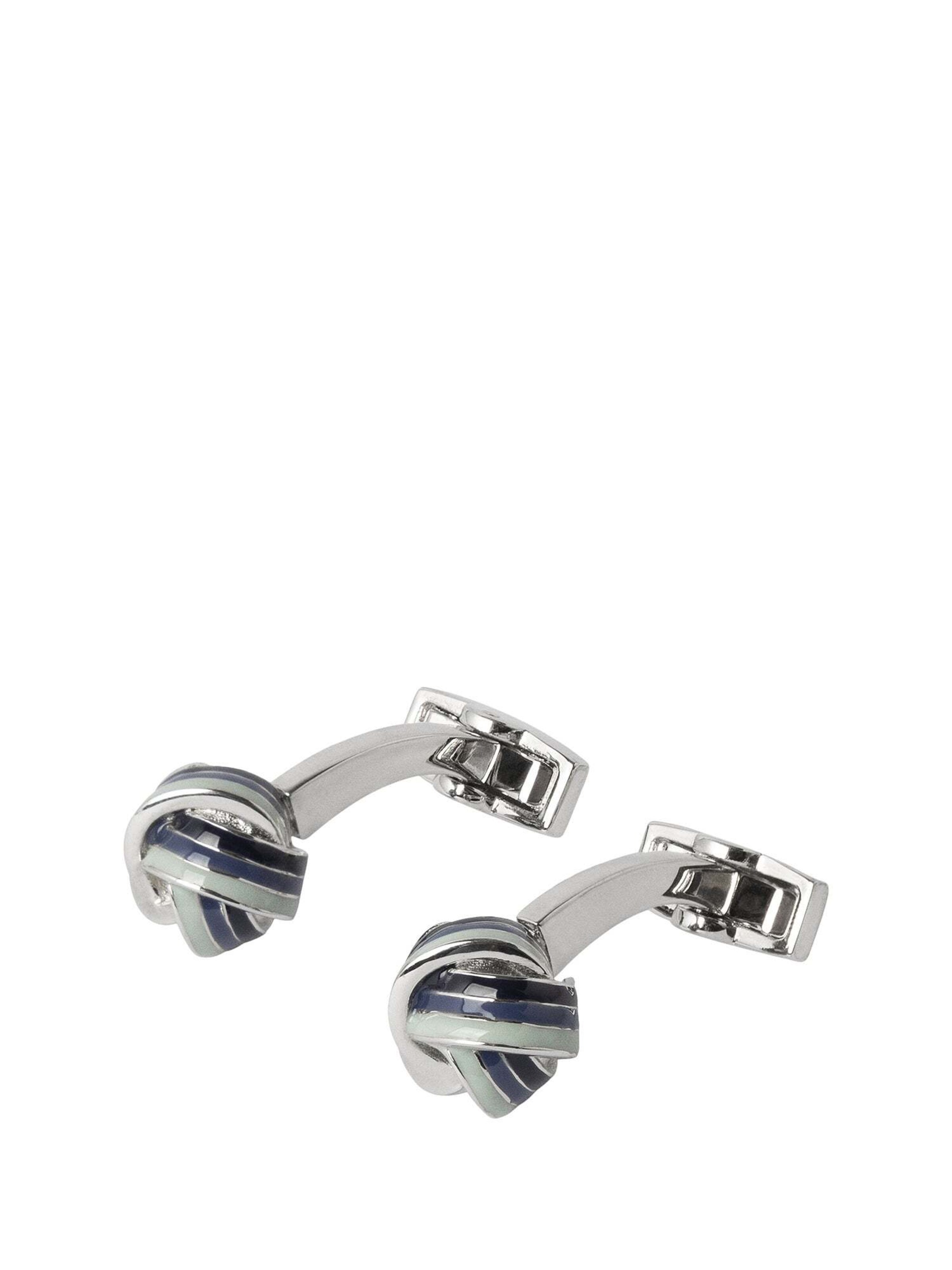 Hackett London Manschettenknöpfe in Blau: Vorderseite