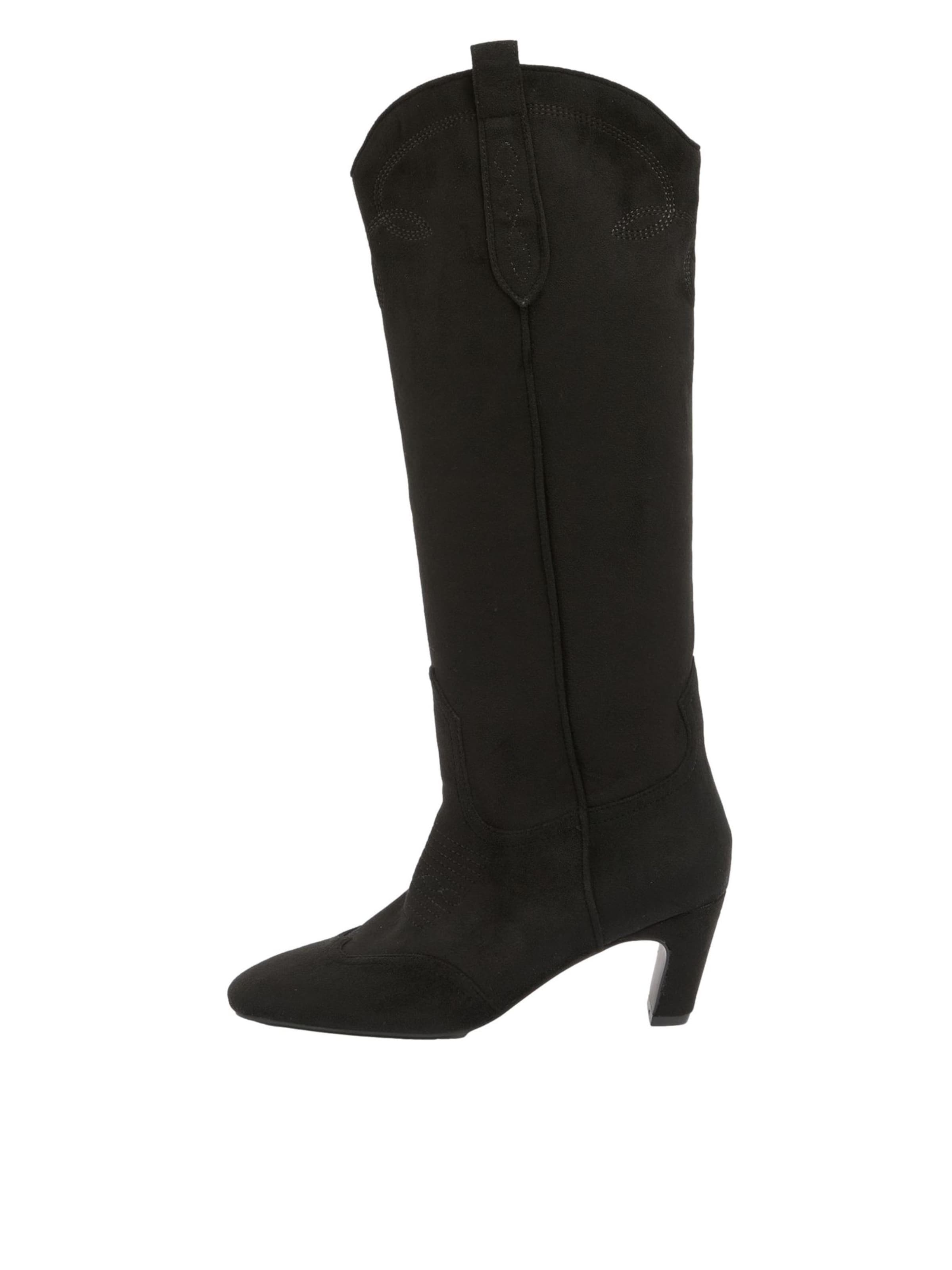 love & roses Boot in Black: front