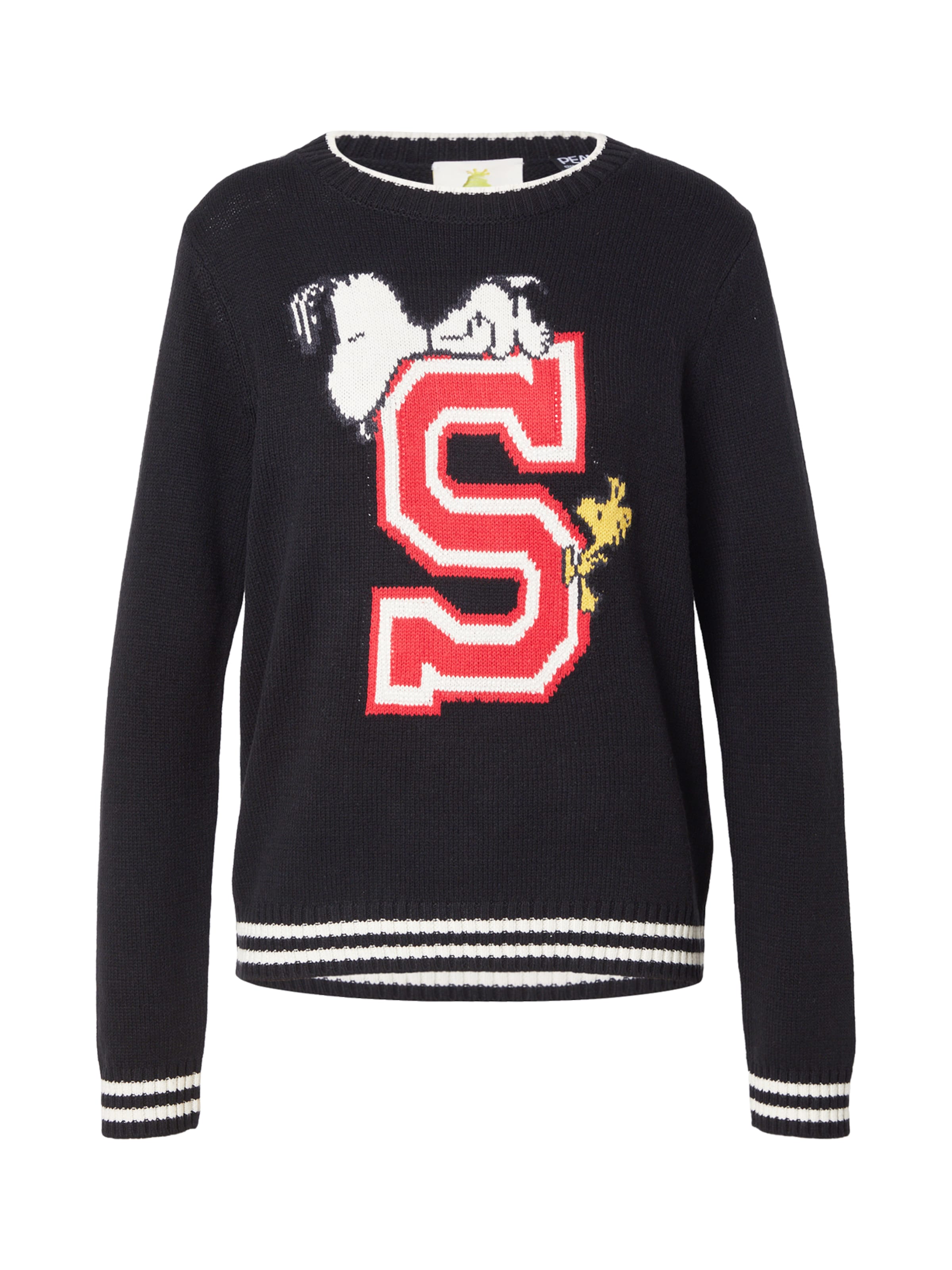 PRINCESS GOES HOLLYWOOD Pullover 'Snoopy' in Schwarz: Vorderseite