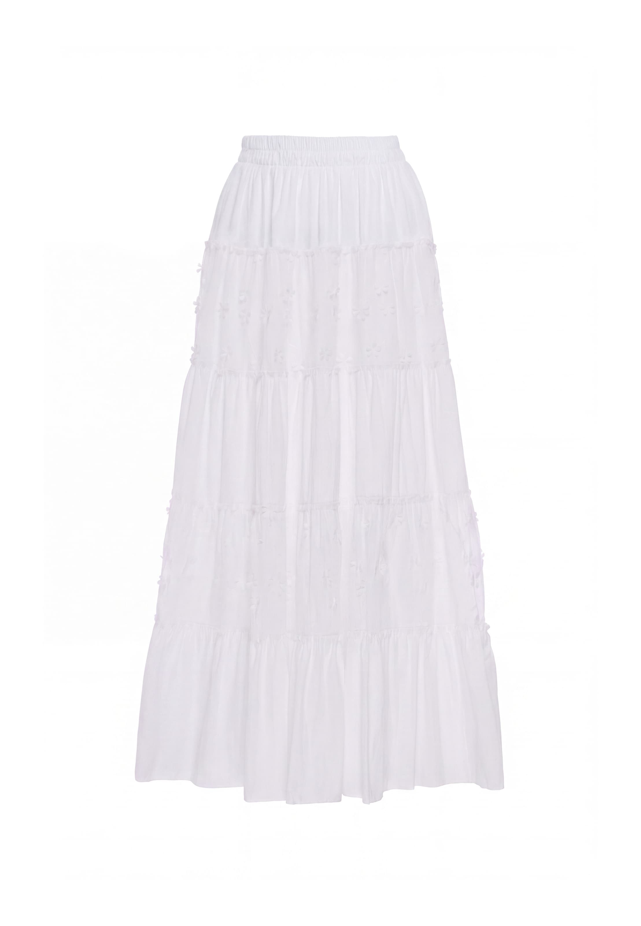 Jupe IZIA en blanc : devant