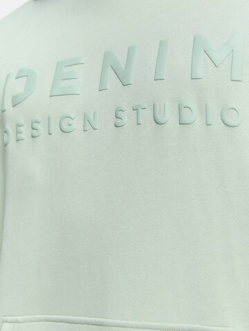 TOM TAILOR DENIM Sweatshirt in Grün