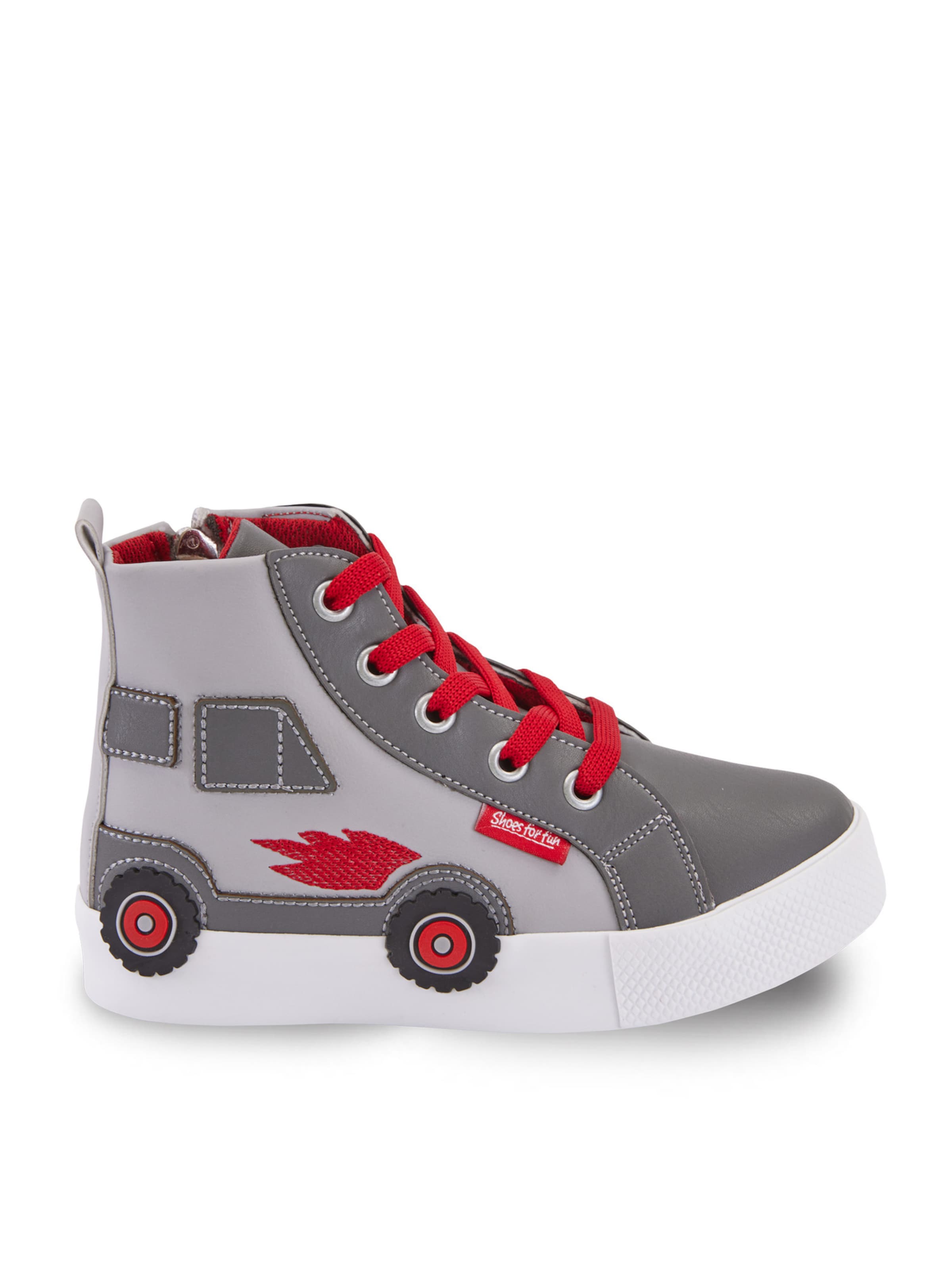 Denokids Trainers 'Car Grey' in 31 in Grey / Red, Item view