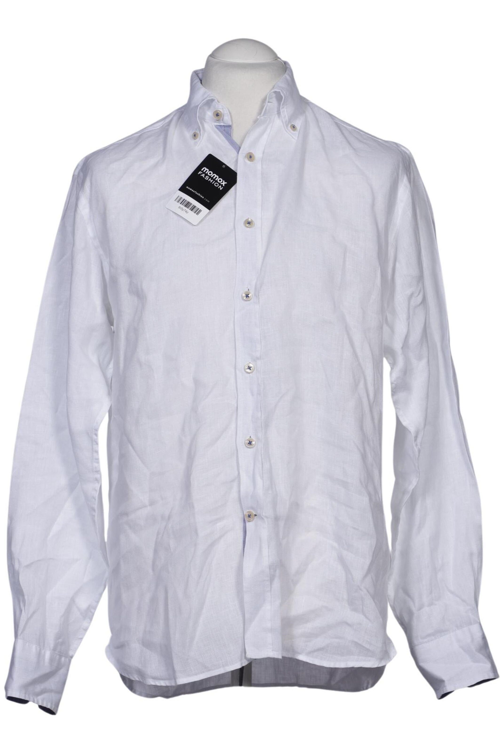 Tom Rusborg Button Up Shirt in M in White: front