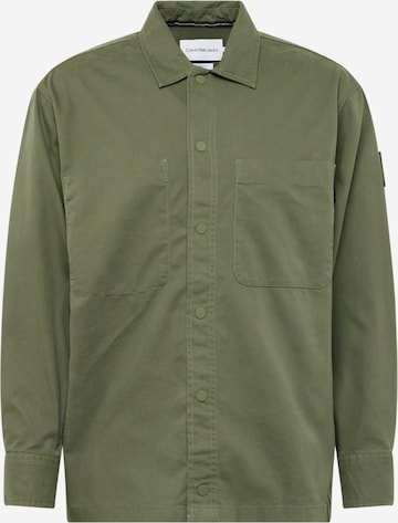 Calvin Klein Jeans Comfort Fit Paita värissä vihreä: edessä