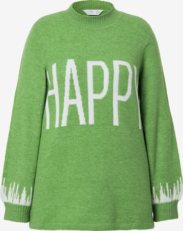 Angel of Style Sweater in Green: front