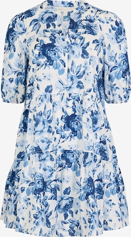 Robe Apricot en bleu : devant