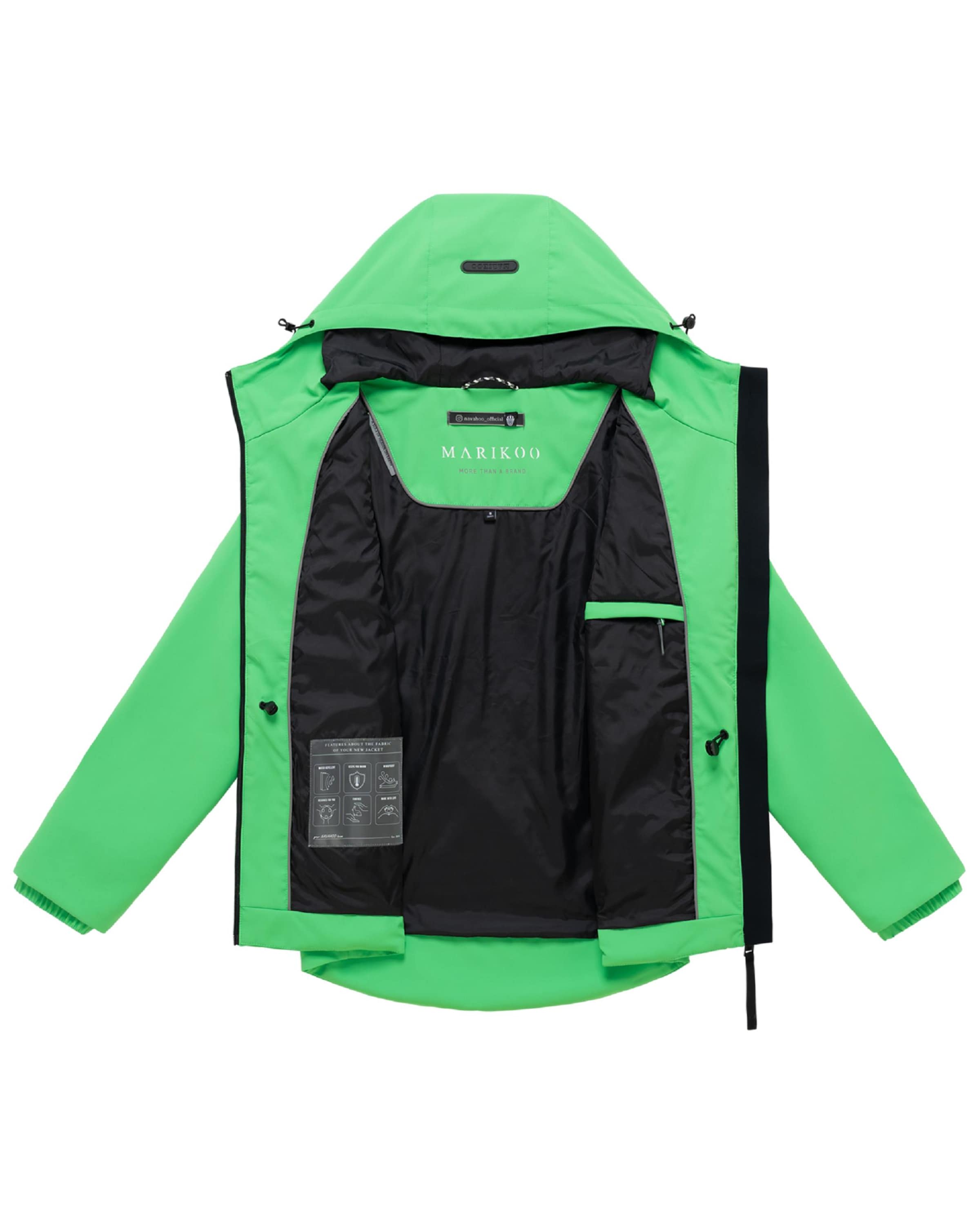 Veste fonctionnelle 'Katzilein 16' MARIKOO en vert