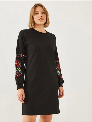 Robe 'Mini' Bianco Lucci en noir