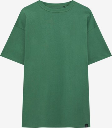 T-Shirt Pull&Bear en vert : devant