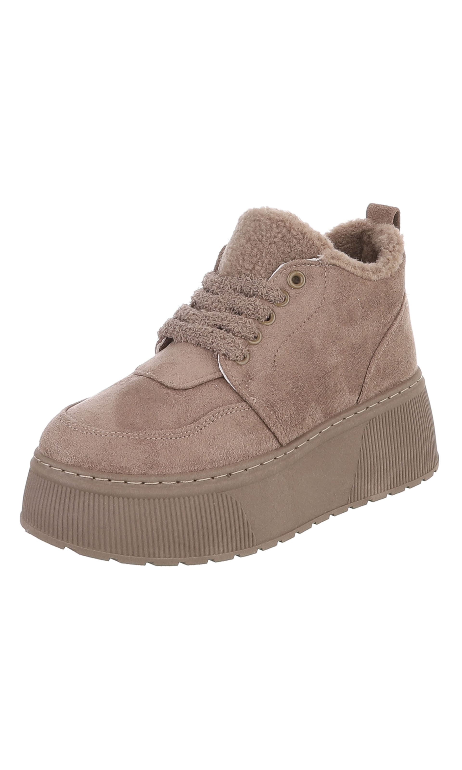 Ital-Design Stiefelette in 36 in taupe, Produktansicht