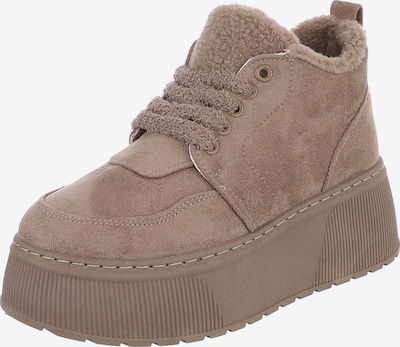 Ital-Design Stiefelette in 36 in taupe, Produktansicht