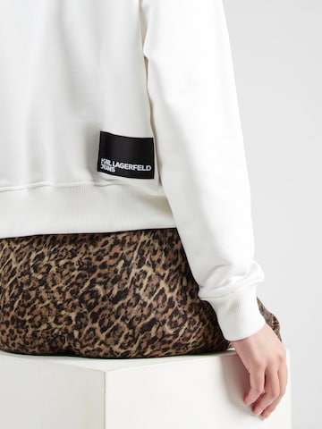 KARL LAGERFELD JEANS Sweatshirt 'Essential' in Weiß