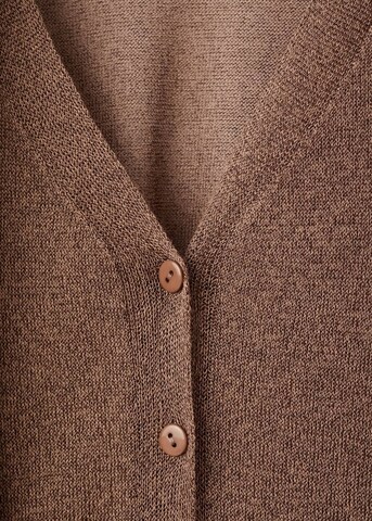 MANGO Strickjacke 'Lorea' in Braun