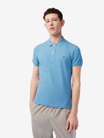 LACOSTE Slim Fit Poloshirt in Blau: predná strana