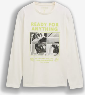 TOM TAILOR Shirt in White: front