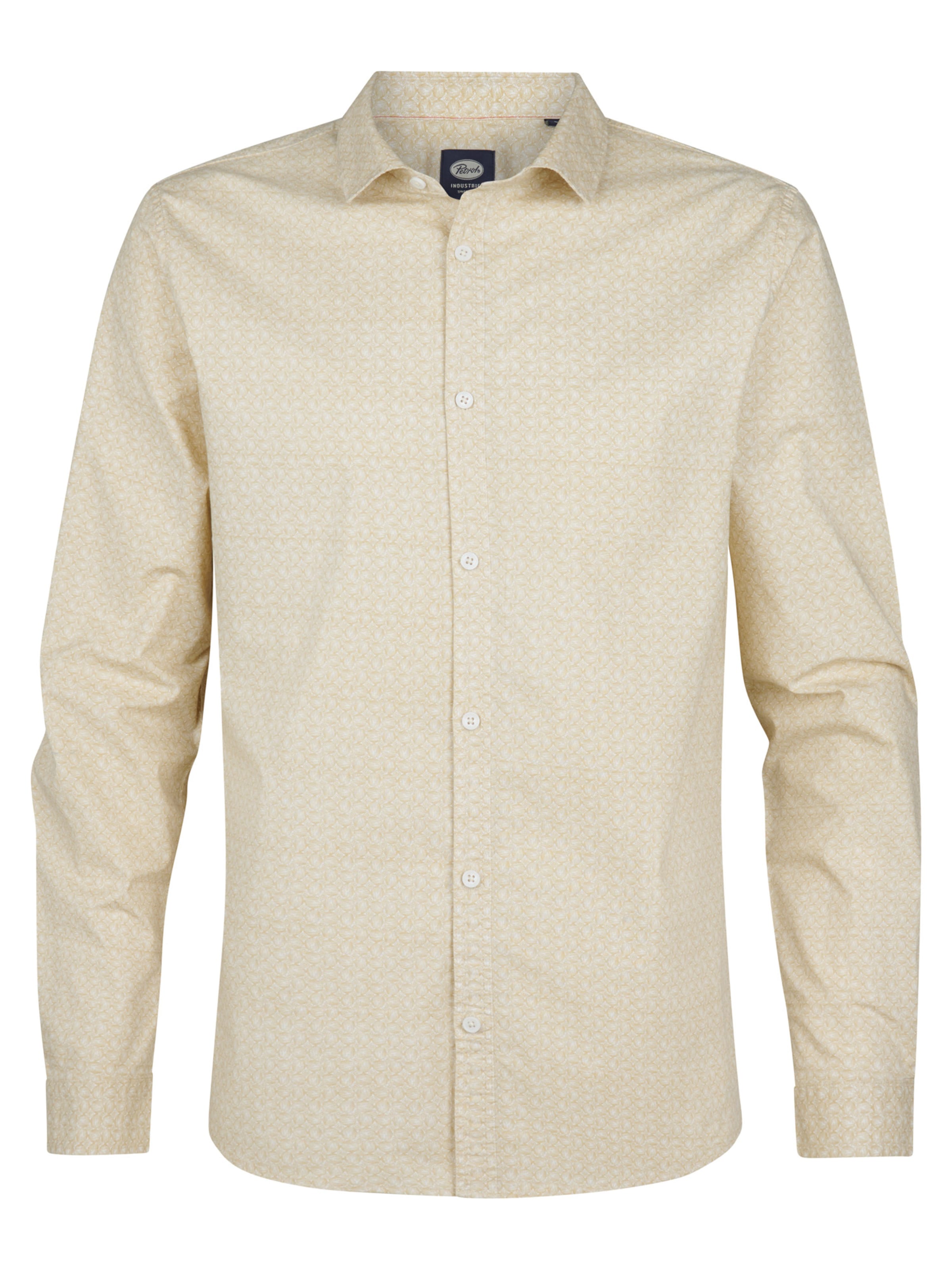 Petrol Industries Mugav suurus Triiksärk, värv beež: eest vaates