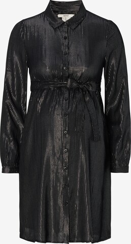 Robe-chemise Esprit Maternity en noir : devant