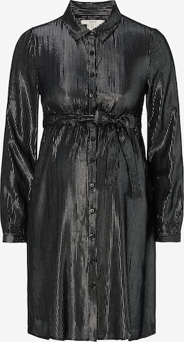 Robe-chemise Esprit Maternity en noir : devant