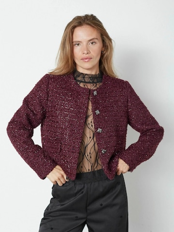 co'couture Přechodná bunda 'Peach' – fialová: přední strana