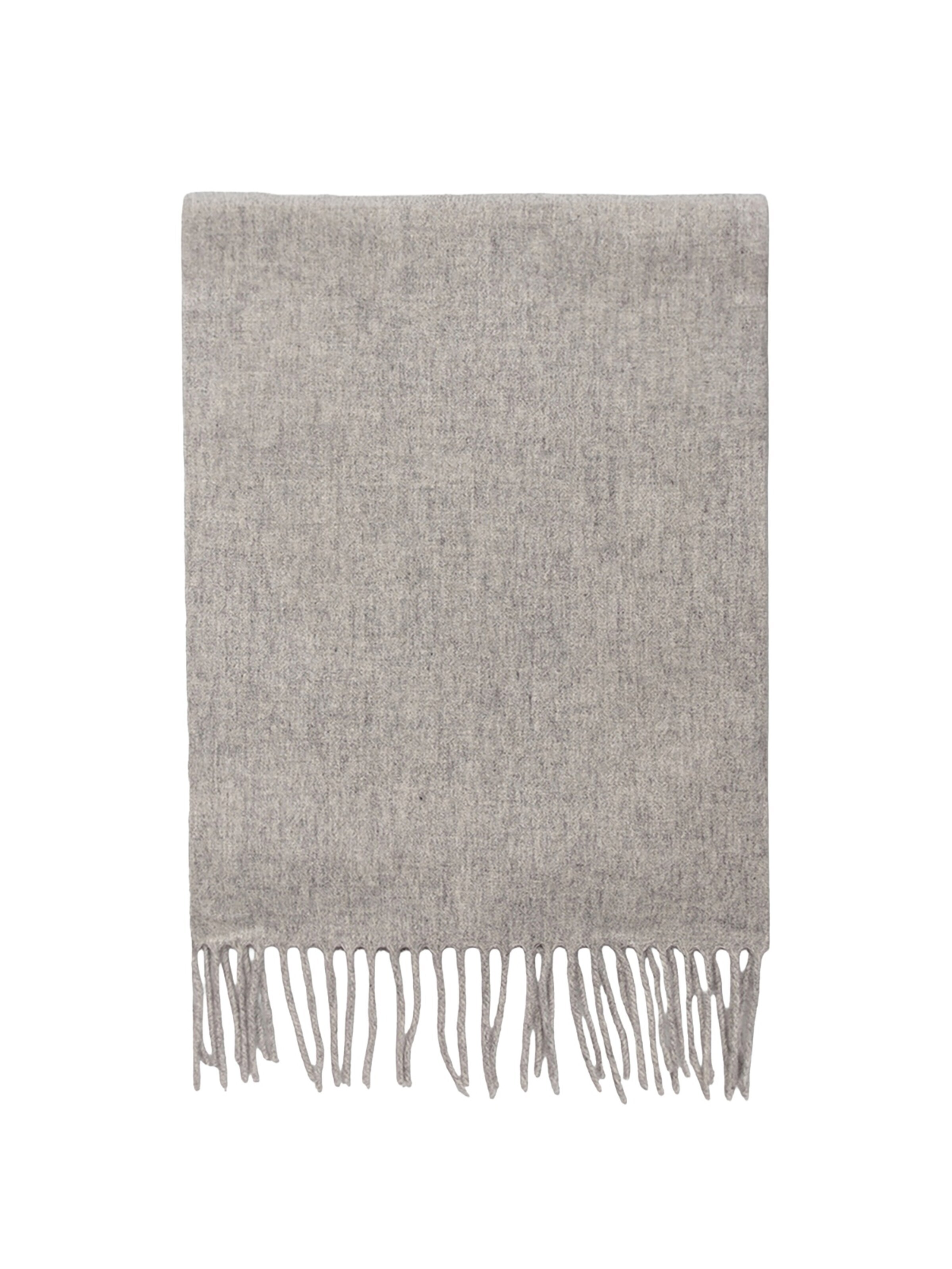 L'Arte Milano Shawl in Grey: front