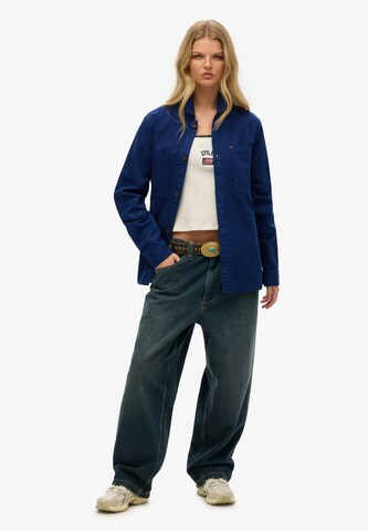 Superdry Tussenjas in Blauw