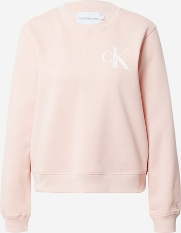 Calvin Klein Jeans - Sweatshirt em rosa: frente