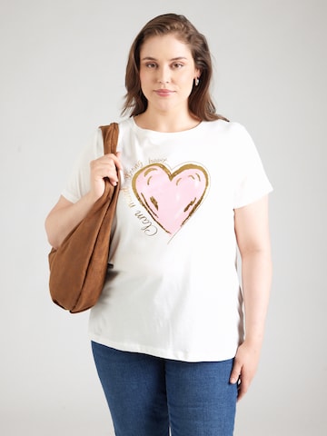 ONLY Carmakoma Shirt 'CARSIMONE' in White: front