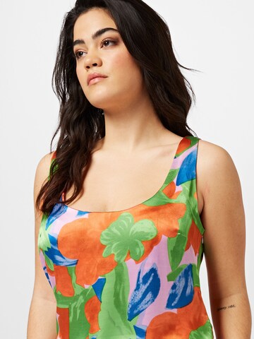 Nasty Gal Plus - Vestido de verão em verde